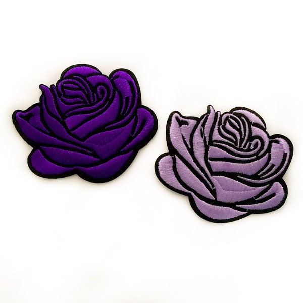 Purple Fabric Flower Etsy UK