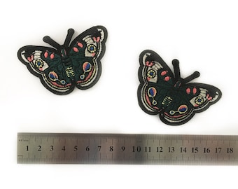 Butterfly Patches - Butterflies Patch Iron On - Colorful Patch - Insect Applique Butterfly Clothes Patch Denim Accessory Patches for Jackets