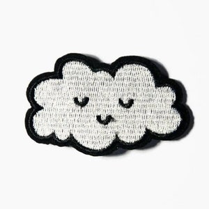 Mental Health Patch - Every Cloud ... Kawaii Cute Patches Small Iron On Little Applique Embroidery