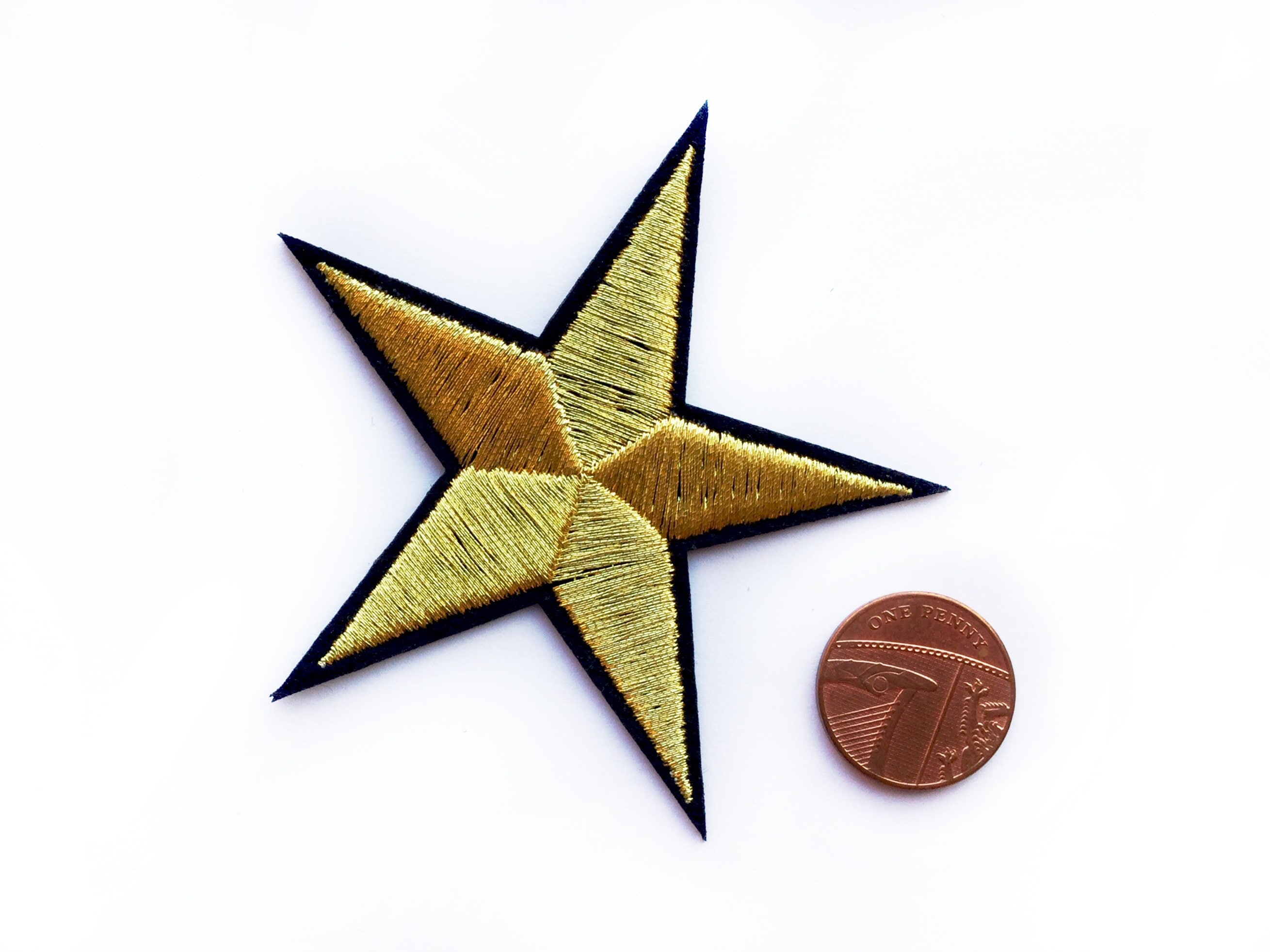 Gold Star Patches Large Gold Stars Patch Star Patches Etsy