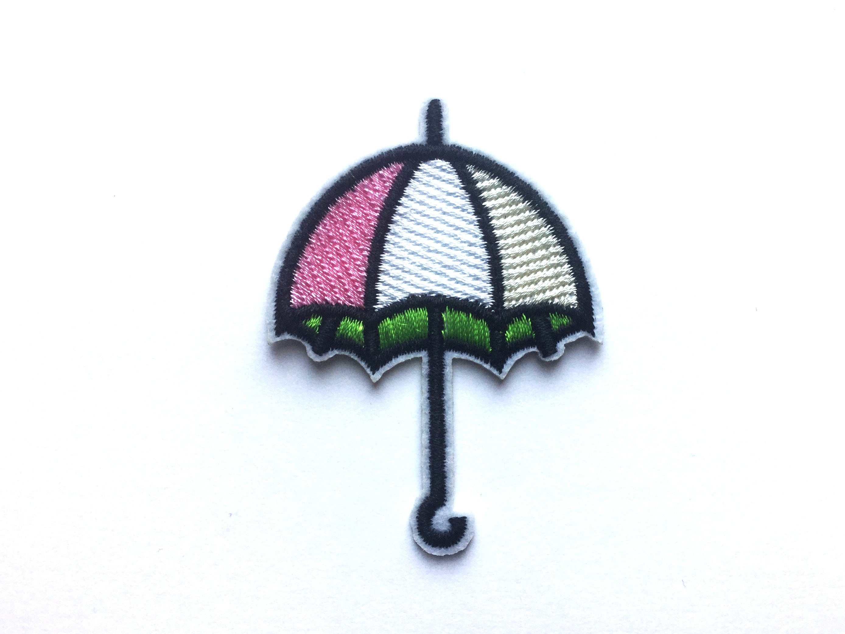 Embroidered Patches Iron on Patch Umbrella Patch Etsy