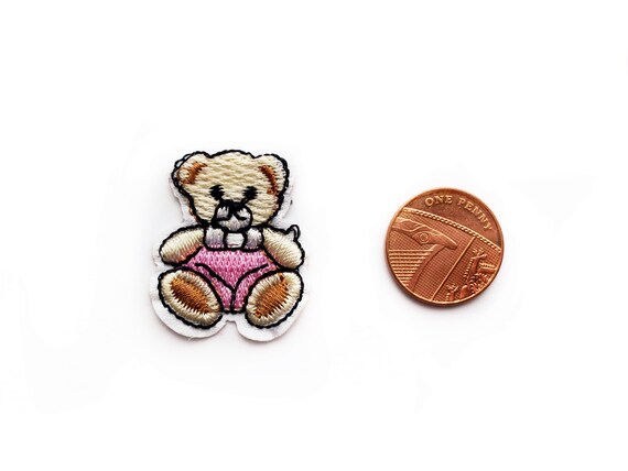teddy bear iron on patch