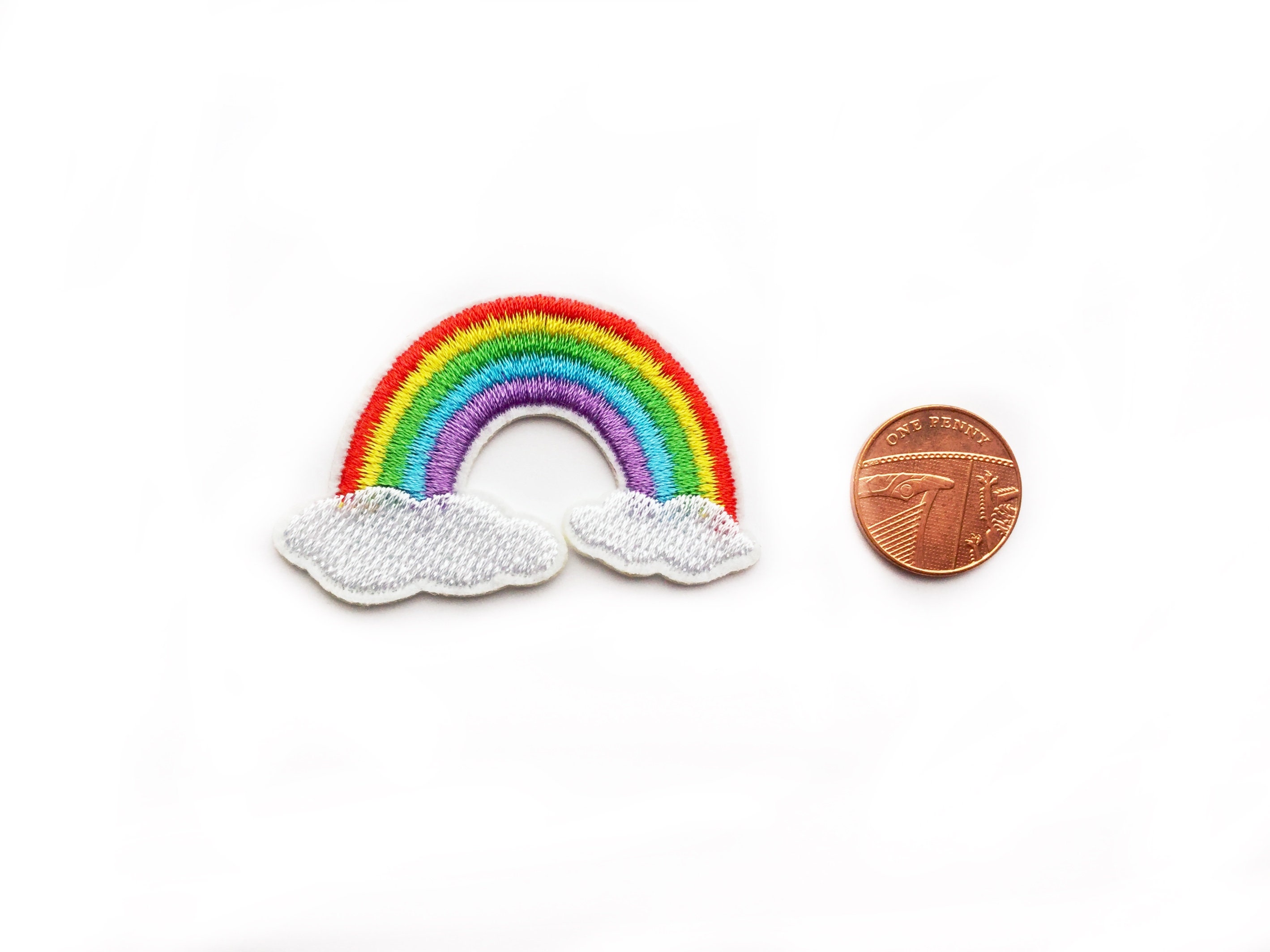 Rainbow Patch Iron On Rainbow Patches DIY Embroidery | Etsy