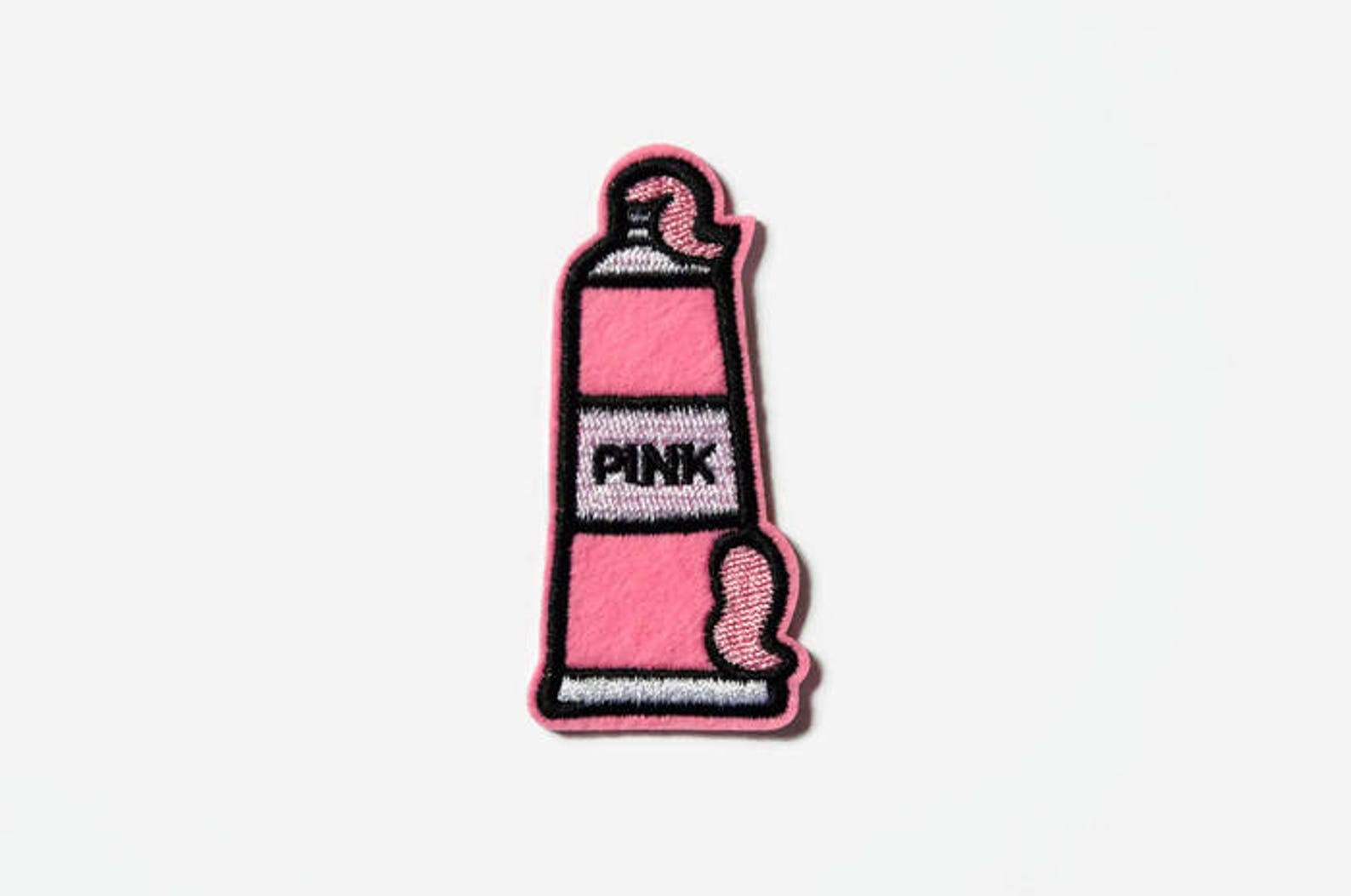 pink-patch-pink-paint-patches-lipgloss-patch-lipstick-etsy-uk