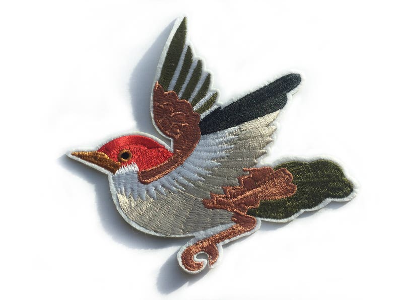 Animal Patch Clothing Birds Applique Beautiful Patch Bird Patches Embroidered Patch Iron on Patch for Clothes Nature Embroidery