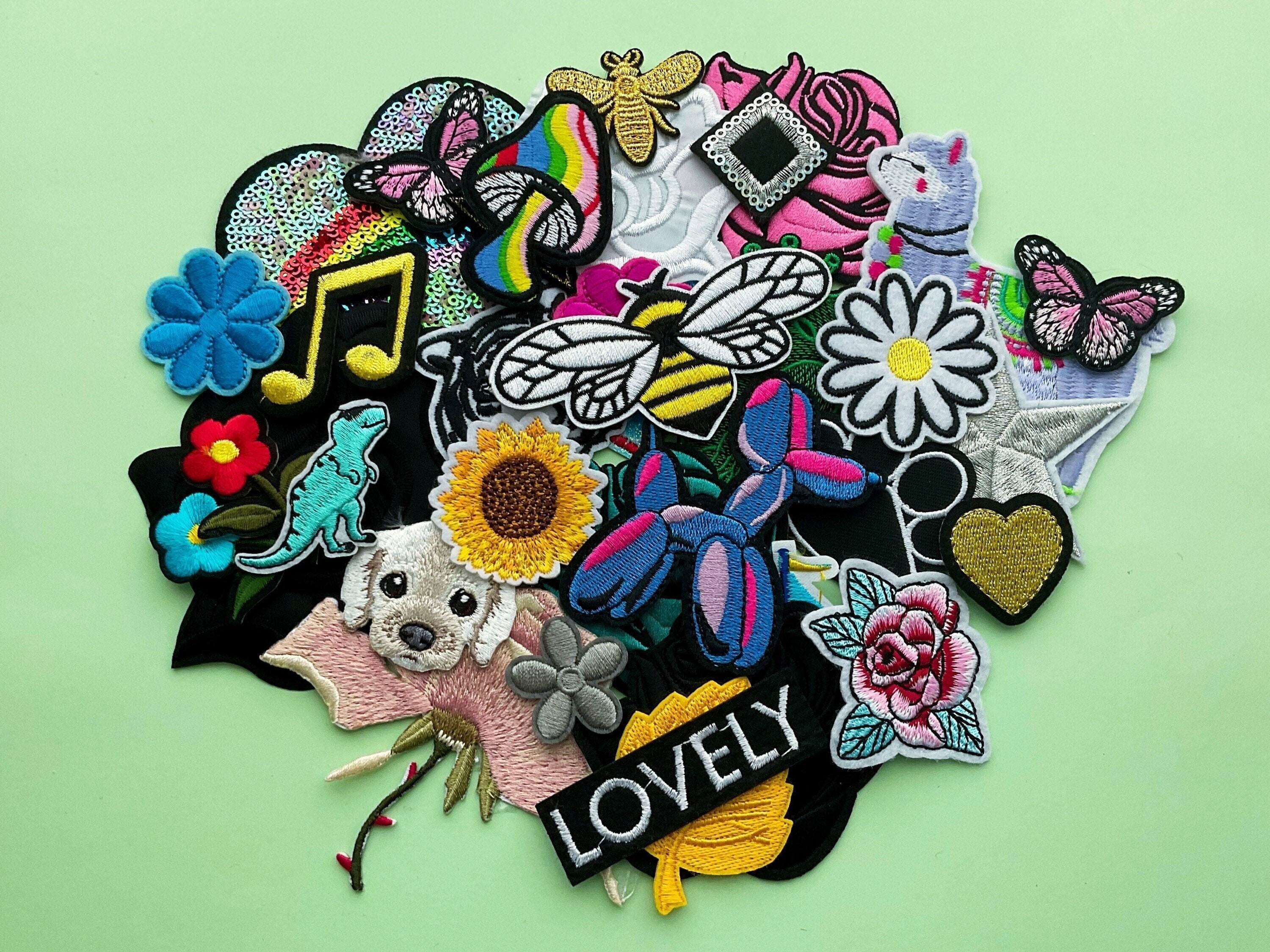 Embroidered Patches For Dress DIY Jeans Bags Backpacks Denim Jackets  Handcrafted Decorative Butterfly Applique Beaded Patch Sewing Supplies