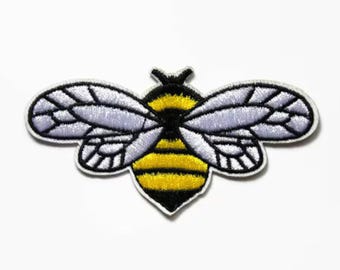 Toppe a forma di ape - Distintivo ape da stirare - Toppe ricamate per gli amanti della natura
