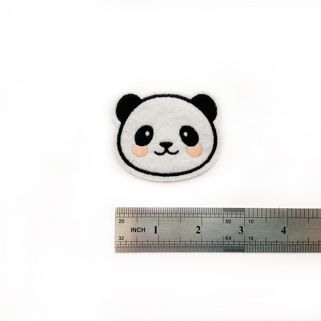 Cute Panda Patch Iron on Kawaii Panda Badge - Japanese Patches - 5.3cm ...