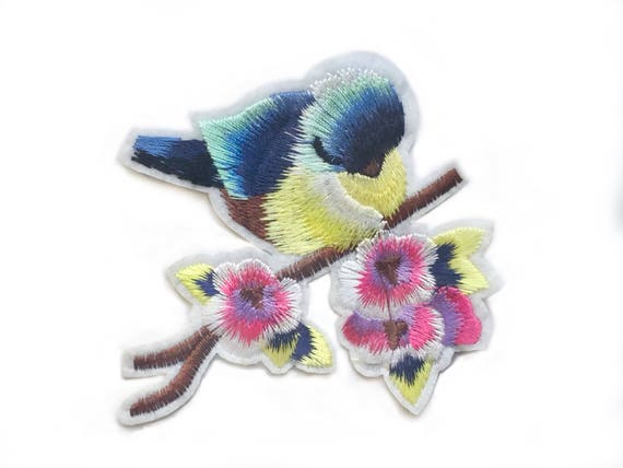 Animal Patch Clothing Birds Applique Beautiful Patch Bird Patches Embroidered Patch Iron on Patch for Clothes Nature Embroidery