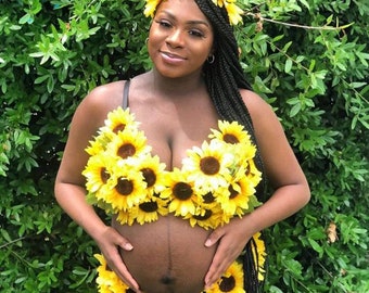 Maternity flower bra set Clearance