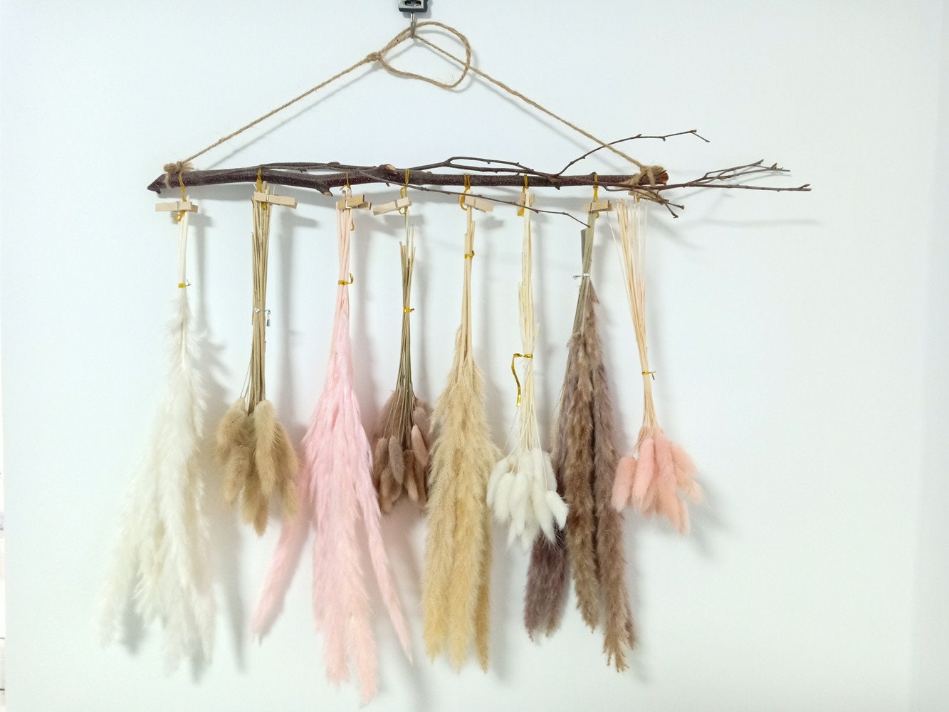 Dried FlowerFloral Wall Hanging DecorHome DecorWedding Etsy