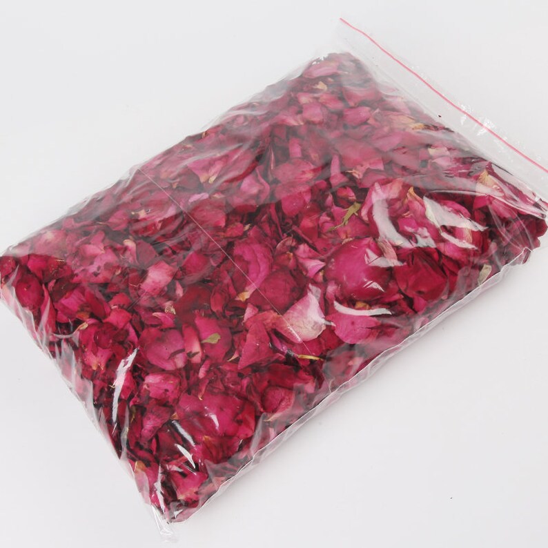 100 Grams Dried Rose Petals Red Real Flower Rose Petal for