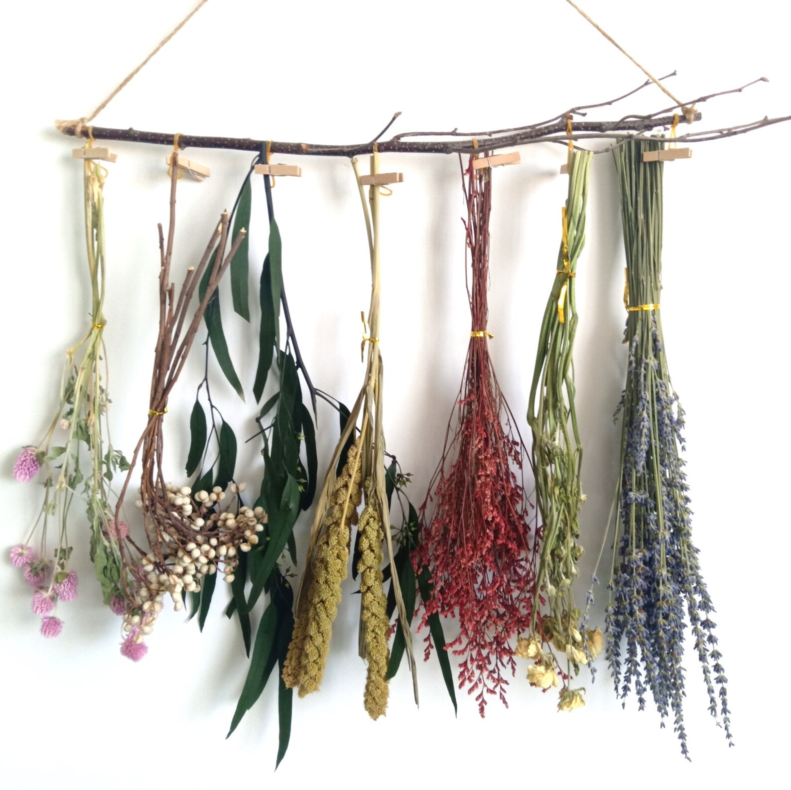 Dried FlowerFloral Wall Hanging DecorHome DecorWedding Etsy