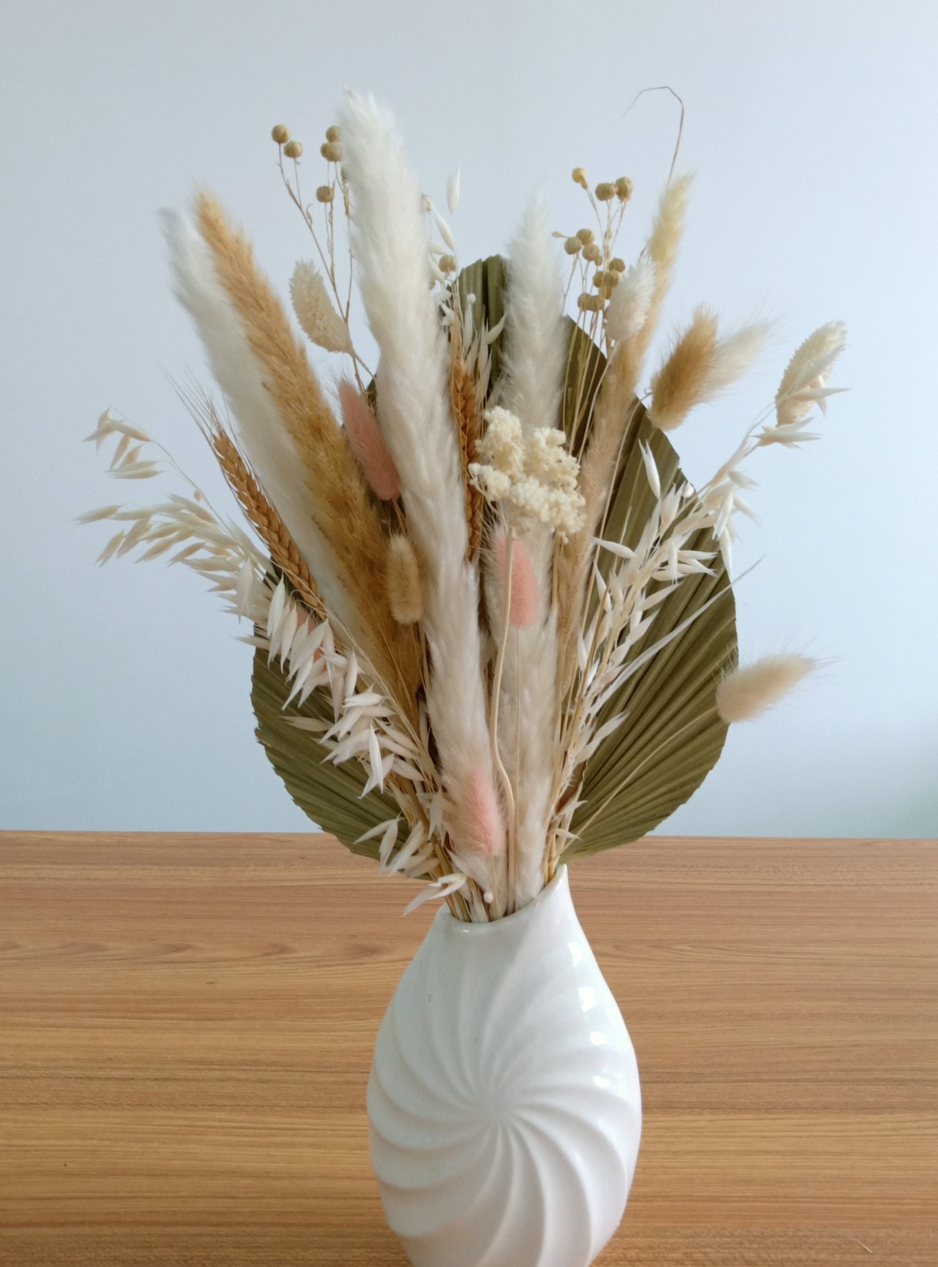 Decorative Pampas Grass Bouquet Dried Rabbit Tail Grass Etsy