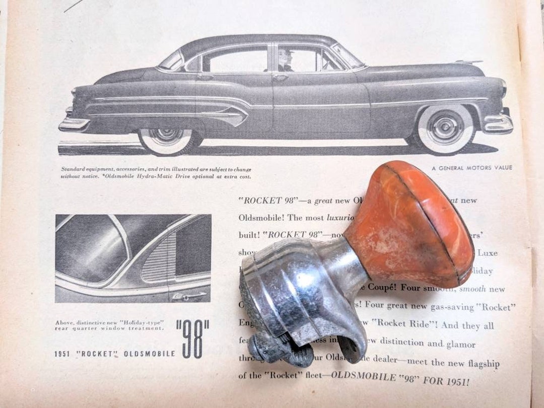 Bakelite Steering Wheel Spinner Knob Suicide Knob Vintage Car Hot Rod