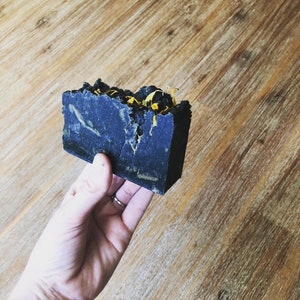 Pine Tar Activated Charcoal Goat Milk Soap/ eczema/ organic soap/ itch relief / hunters soap/ poision ivy/ bug bites/ chiggers/redbugs/acne/