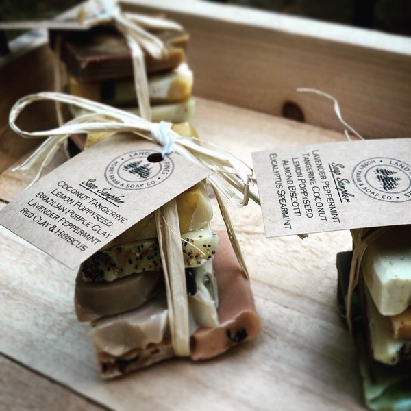 Soap Sample/ Goat Milk Soap Sampler/ Guest Samples/ Organic/ Goat Milk/ guest gifts/bridal shower/ Bridal gifts/ baby shower