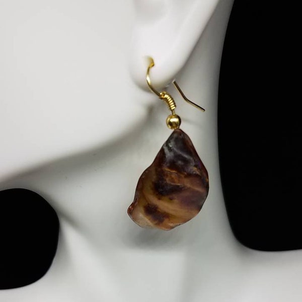 Amber Teardrop earrings