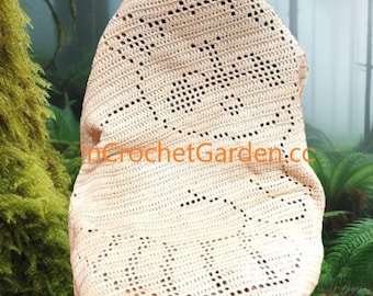 Crochet Raccoon Blanket Pattern: Easy Animal Afghan (Digital Download)