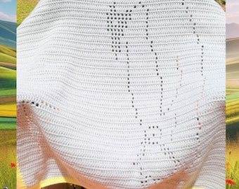 Crochet Baby Penguin Blanket Pattern, Emperor Penguins (Digital Download)