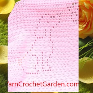 Crochet Dog & Bird Blanket Pattern: Baby Afghan (Digital Download)