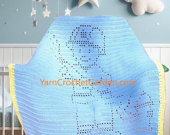 Crochet Firefighter Blanket Pattern: Baby Afghan (PDF Pattern)