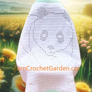 Crochet Panda blanket Pattern Baby Panda Blanket Crochet Pattern Panda Lover Baby Afghan Crochet Blanket Filet Easy Sizes For Kids Adults