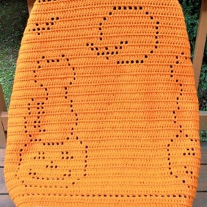 2 Halloween Blanket Crochet Patterns: Cat Halloween Fall Pumpkin Bat Filet Adults Girl Boy Blanket Afghan Pattern+ Halloween Monster Pattern