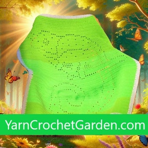 Crochet Lizard Blanket Pattern: Baby, Kids, Adults Sizes (PDF Pattern)