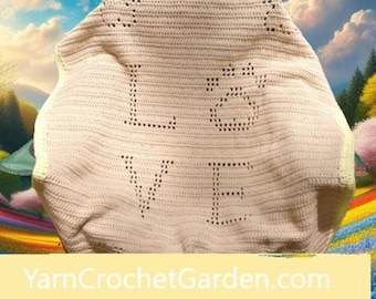 Crochet Paw Print Blanket Pattern: Baby Afghan (PDF Pattern)