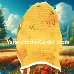 Crochet Labradoodle Blanket Pattern: Dog Baby Afghan (PDF Pattern)