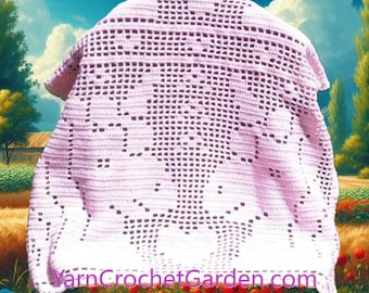 Crochet Unicorn Blanket Pattern: Baby Afghan (PDF Pattern)