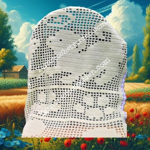 Crochet Puppy Blanket Pattern: Dog Paw Print Afghan (PDF Pattern)