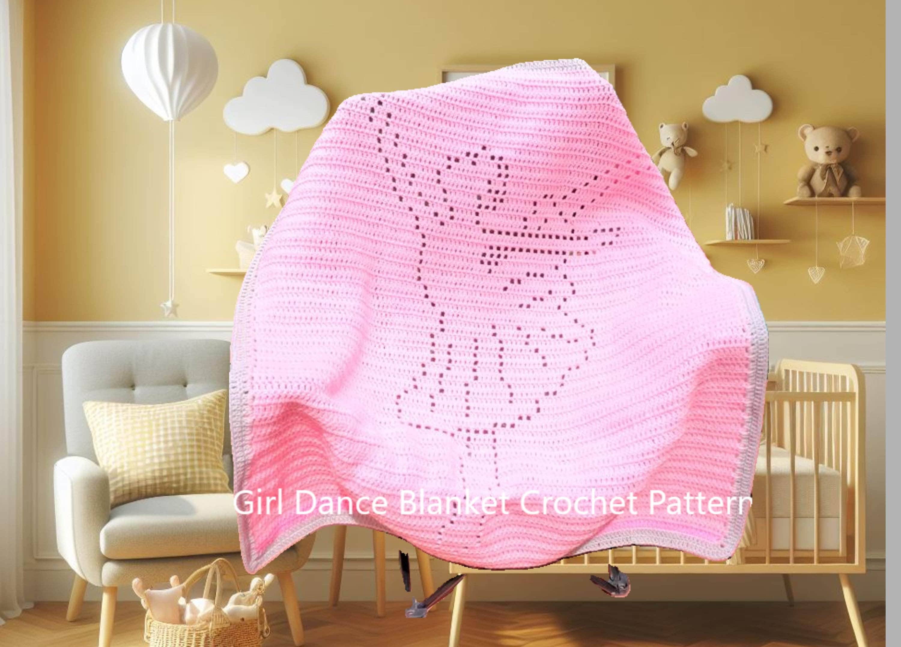 Crochet Princess Blanket Pattern: Girl's Dance Afghan