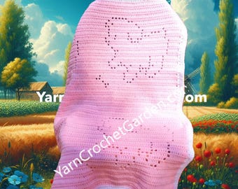 Crochet Dog Blanket Pattern: Easy Filet Baby Afghan (PDF Pattern)