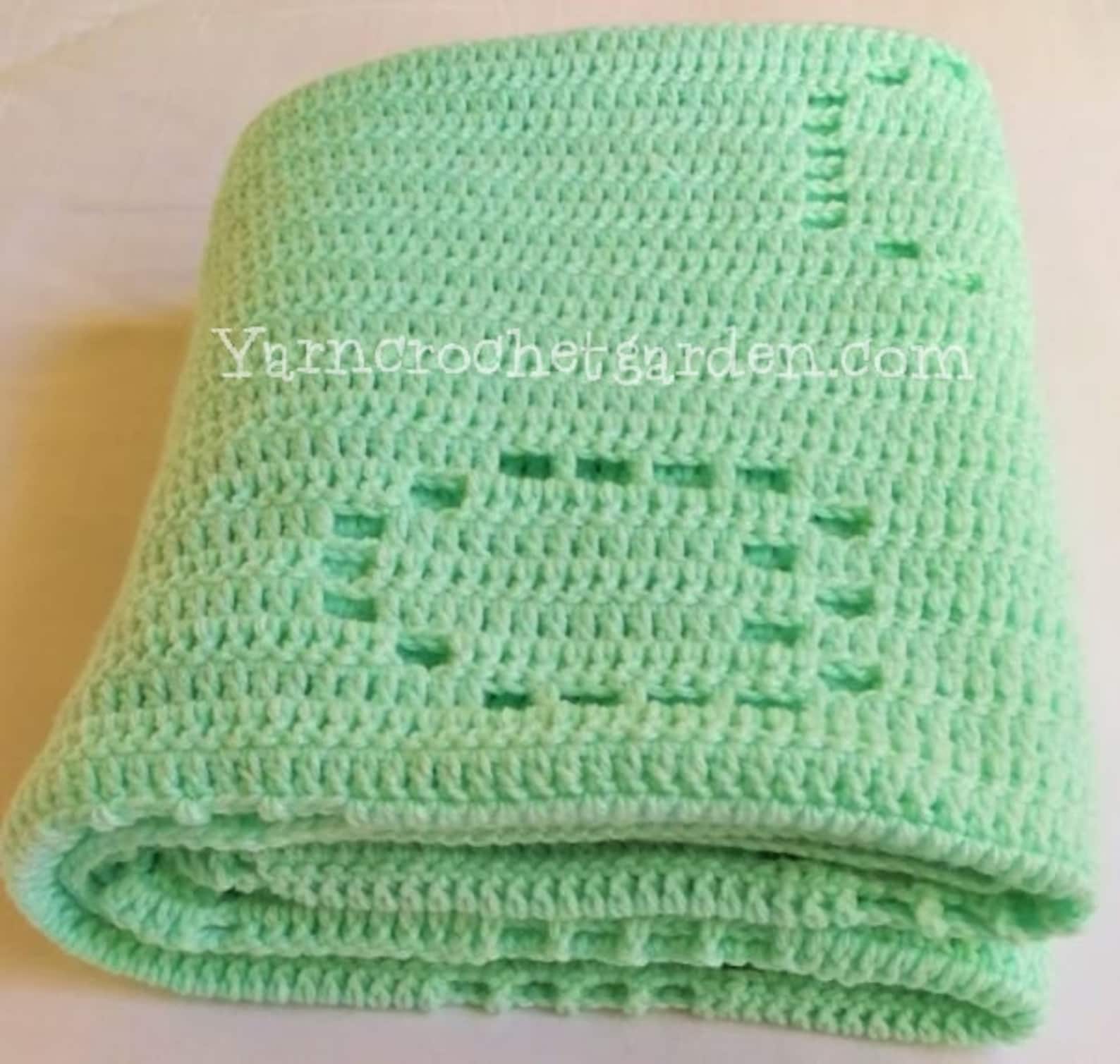 Crochet Baby Blanket Dinosaur Baby Afghan Crochet Blanket Etsy