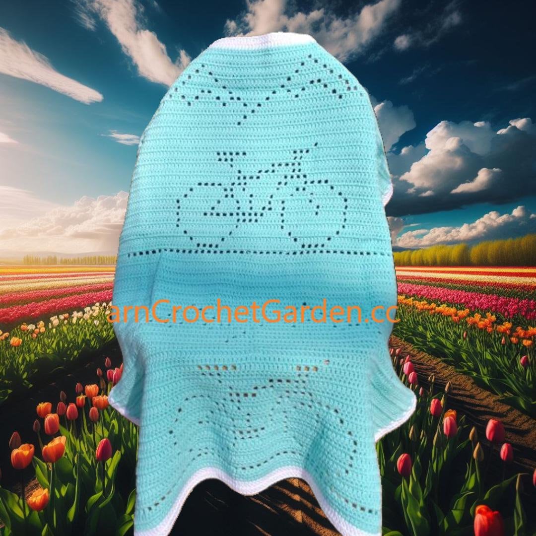 30 Bicycle Crochet Patterns for Bikes, Decor, Gifts, and Cozy Home Projects 22 Sport-Themed Bicycle Blanket Pattern