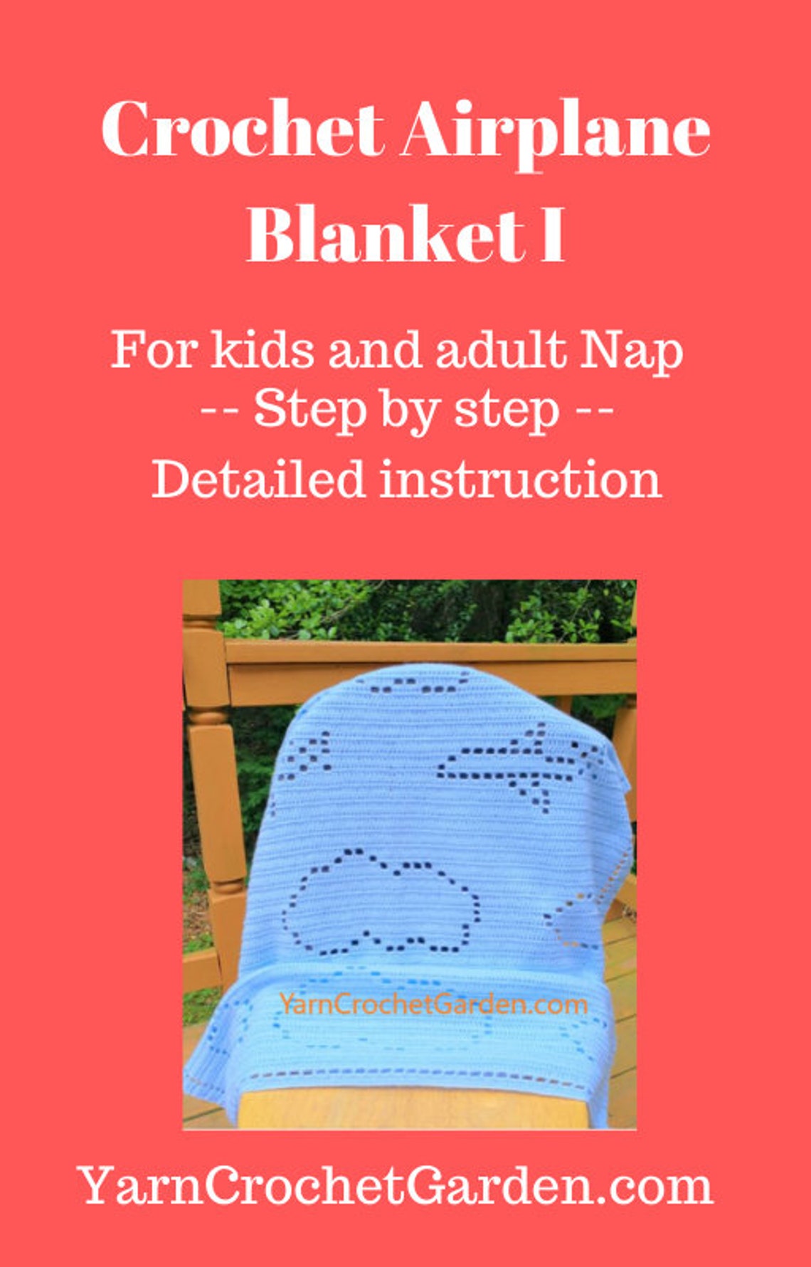 Crochet Baby Blanket Airplane Crochet Girl Blanket Baby Afghan Etsy