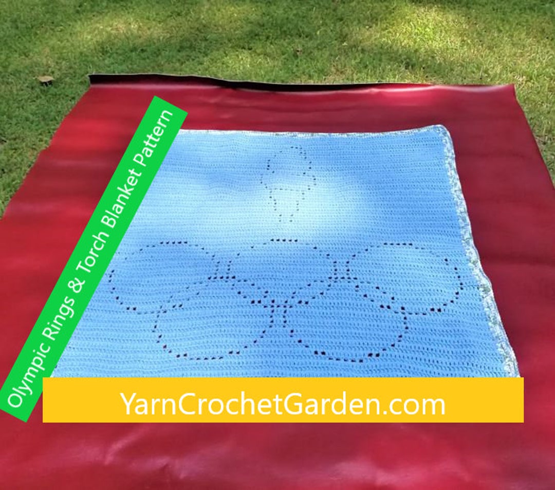Crochet Sport Blanket Pattern Crochet Olympic Games Blanket Crochet
