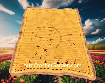 Crochet Lion Blanket Pattern: Safari Animal Design (PDF Pattern)