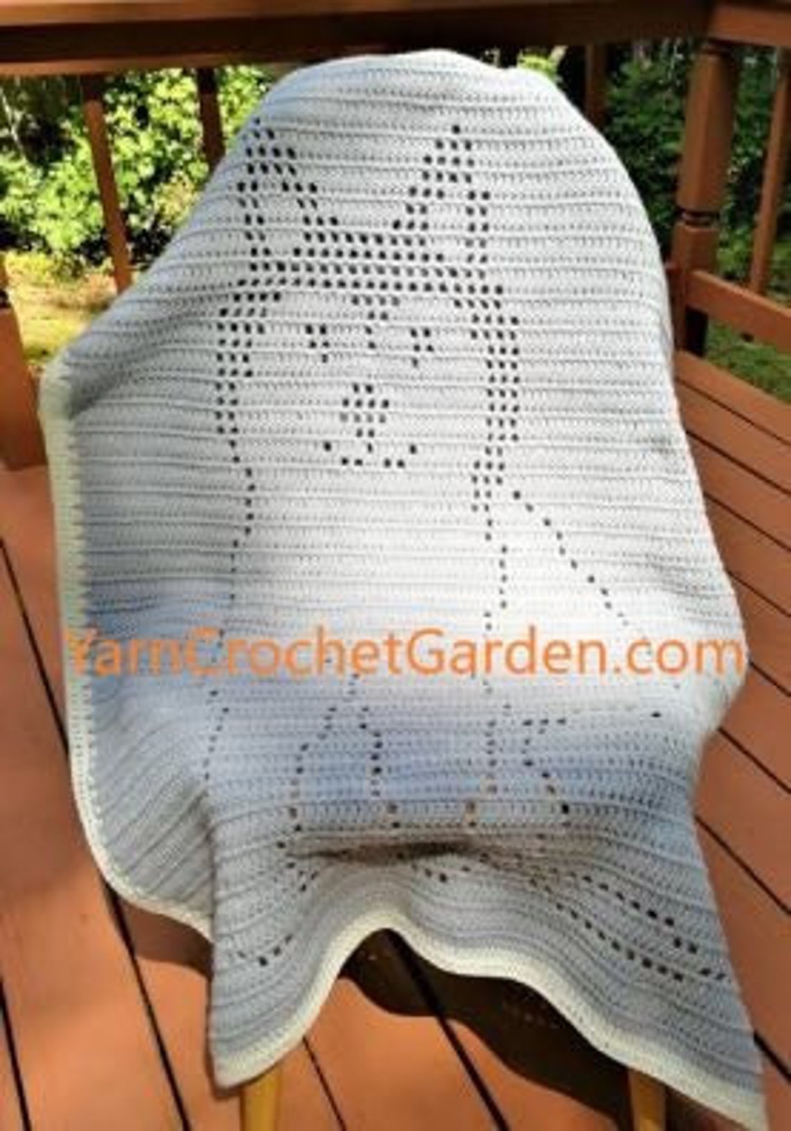 Crochet Dog Blanket Pattern Puppy Husky Blanket More Sizes Fit Etsy