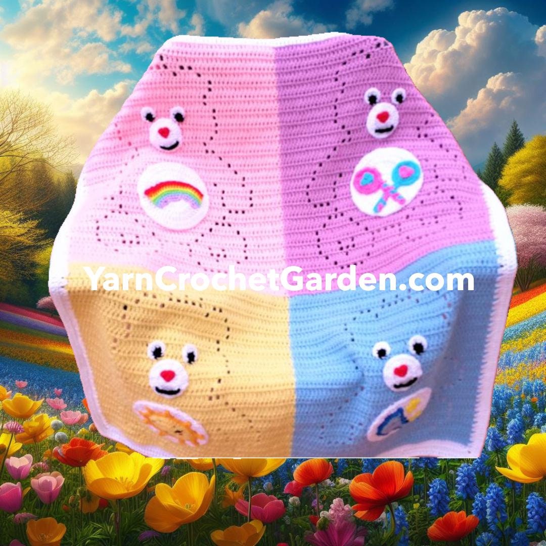 24 Teddy Bear Blanket Crochet Patterns for Cozy Baby Gifts, Loveys, and Keepsake Afghans 10 Crochet Teddy Bear Blanket Pattern: Baby Afghan