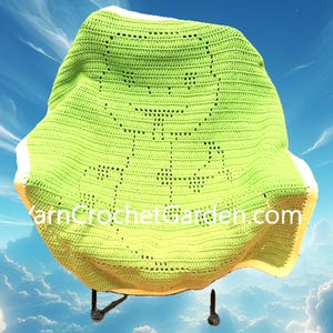 Crochet Snake Blanket Pattern: Filet Baby Afghan (Digital Download)