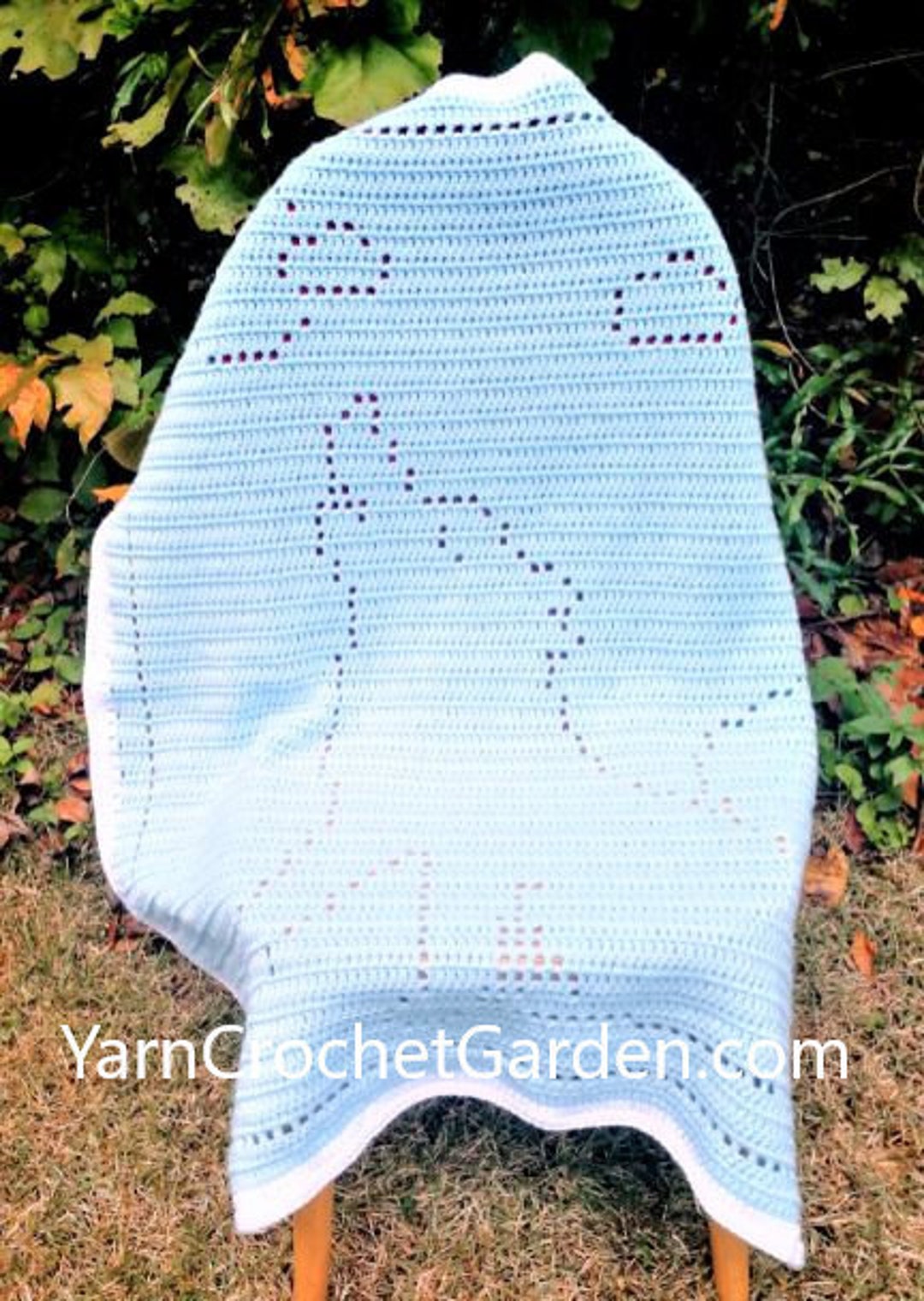 Crochet Baby Blanket Wolf Dog Crochet Girl Blanket Baby Afghan - Etsy