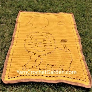 Crochet Baby Blanket Lion Crochet Pattern Crochet Boy Blanket Baby Afghan Crochet Blanket Crochet Girl Blanket Easy More Sizes For Kid Adult