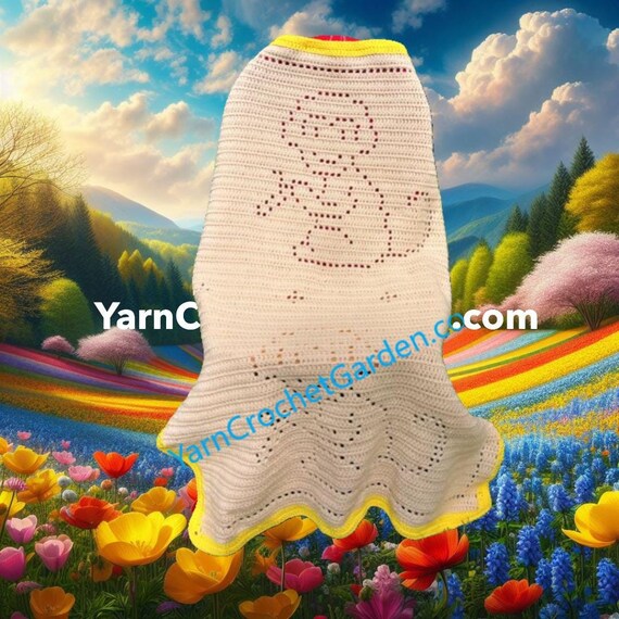 Crochet monkey blanket sale