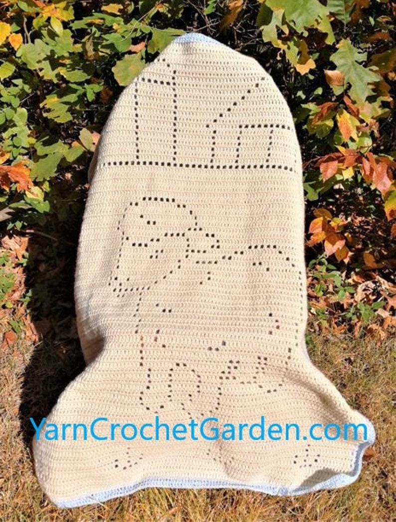Crochet Baby Blanket Sheep Farm Animals Lamb Crochet Pattern Etsy