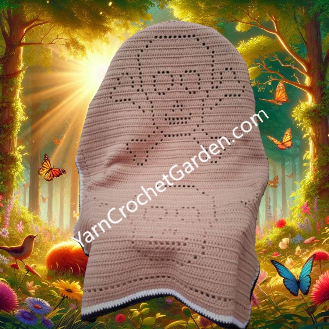 Crochet Skull Blanket Pattern: Halloween Skeleton Afghan