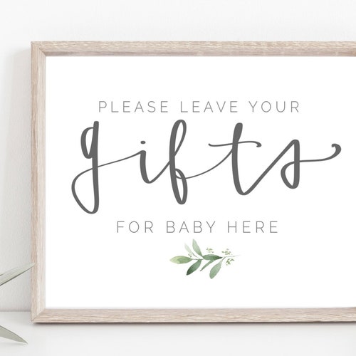Baby Shower Guest Book Sign Printable Guest Book Sign Etsy