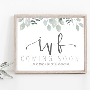 Ivf | IVF got this | Infertility Treatment Announcement | IVF SUPPORT | Ttc | Invitro |Infertility Awareness | calligraphy announcement